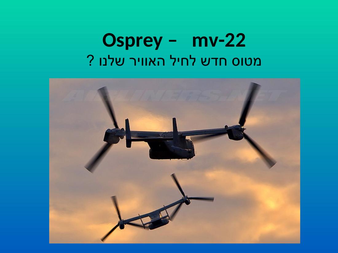 מצגת על מטוס הבא של חה"א Ospery 22 – עמוד 1
