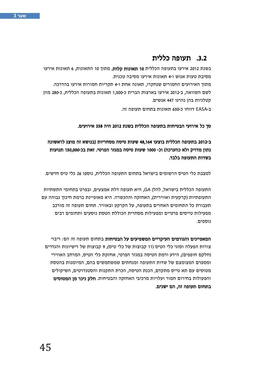 רת"א סיכום בטיחות 2012 – עמוד 49