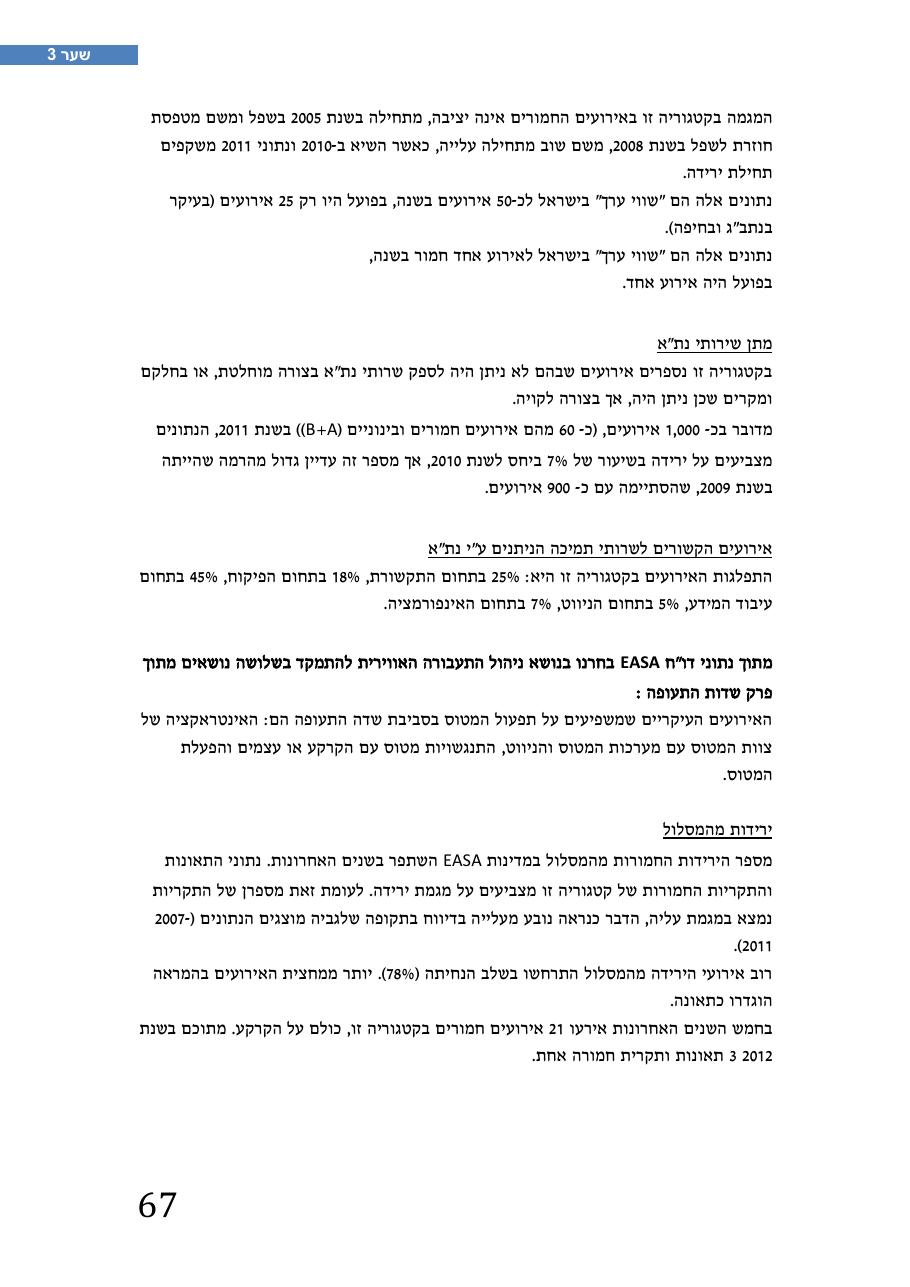 רת"א סיכום בטיחות 2012 – עמוד 71