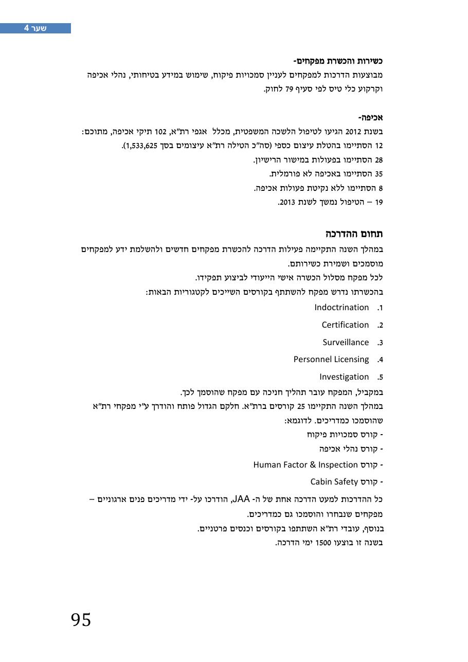 רת"א סיכום בטיחות 2012 – עמוד 99
