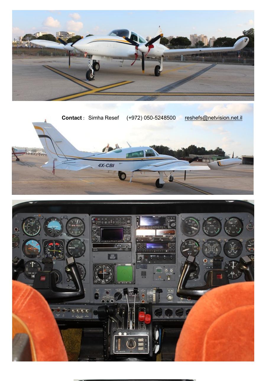 Cessna 310R 4XCBI – עמוד 1