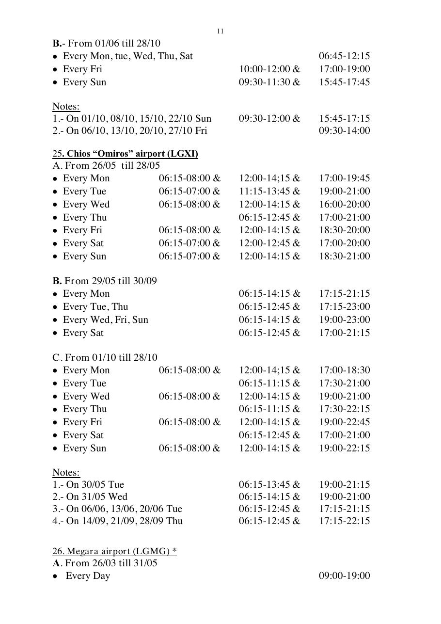 reek CAA airport op hours – עמוד 11