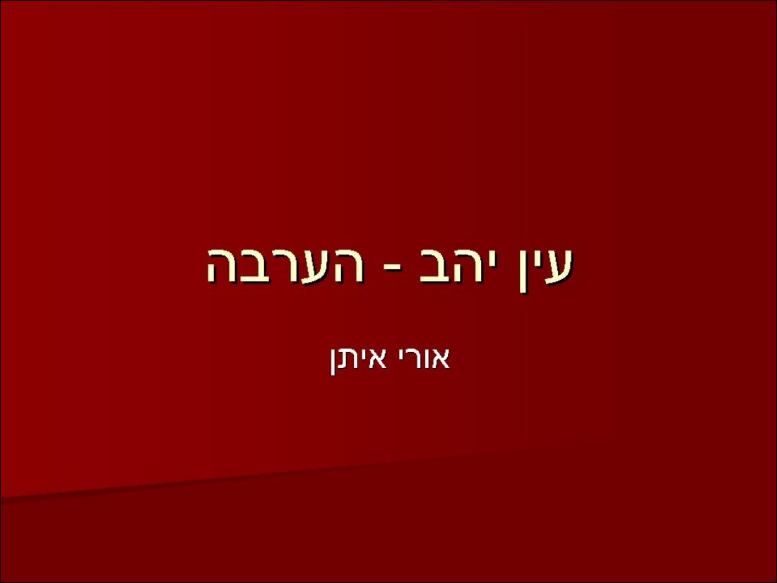מצגת של הטיסנים באדיבות אורי איתן – עמוד 1