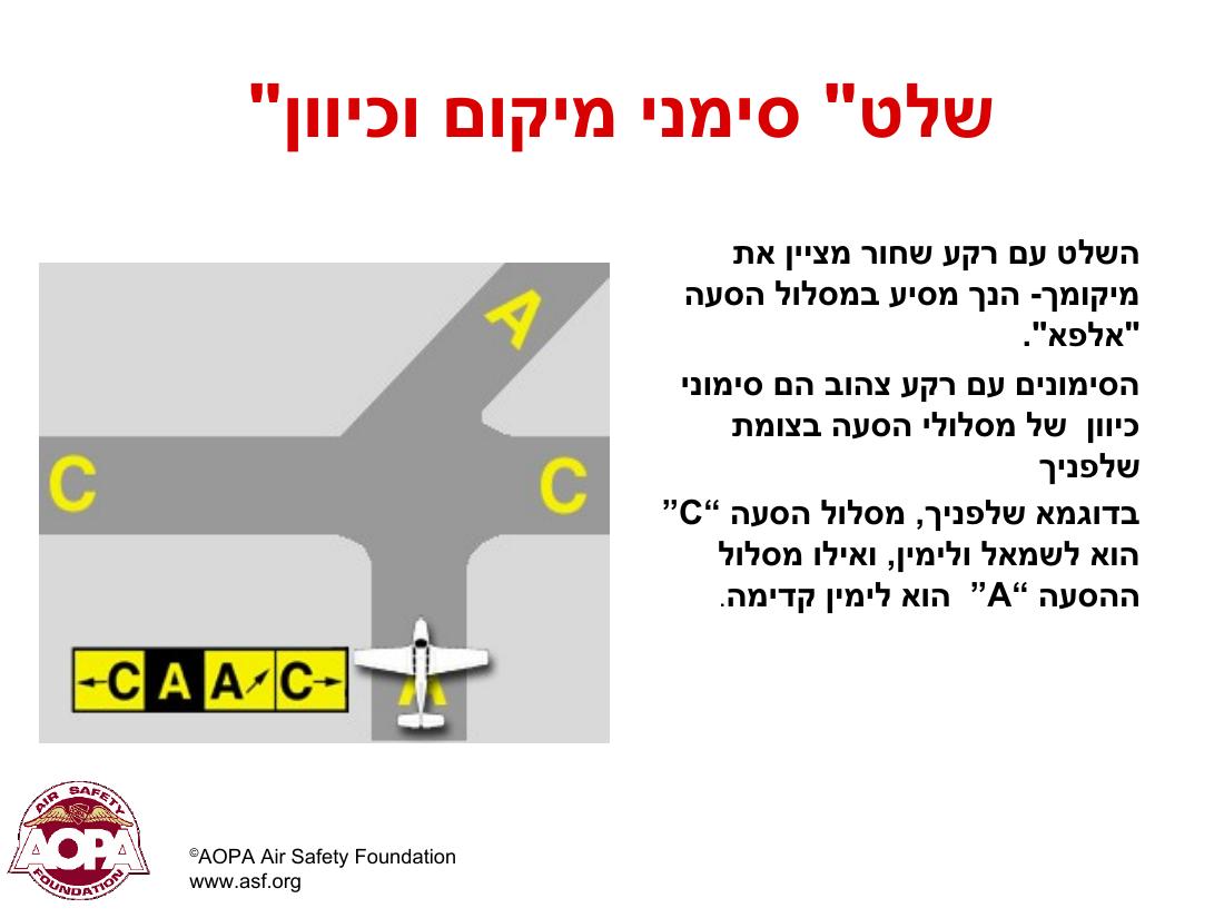 תמרורים וסימונים בשדות תעופה בינ"ל – עמוד 6
