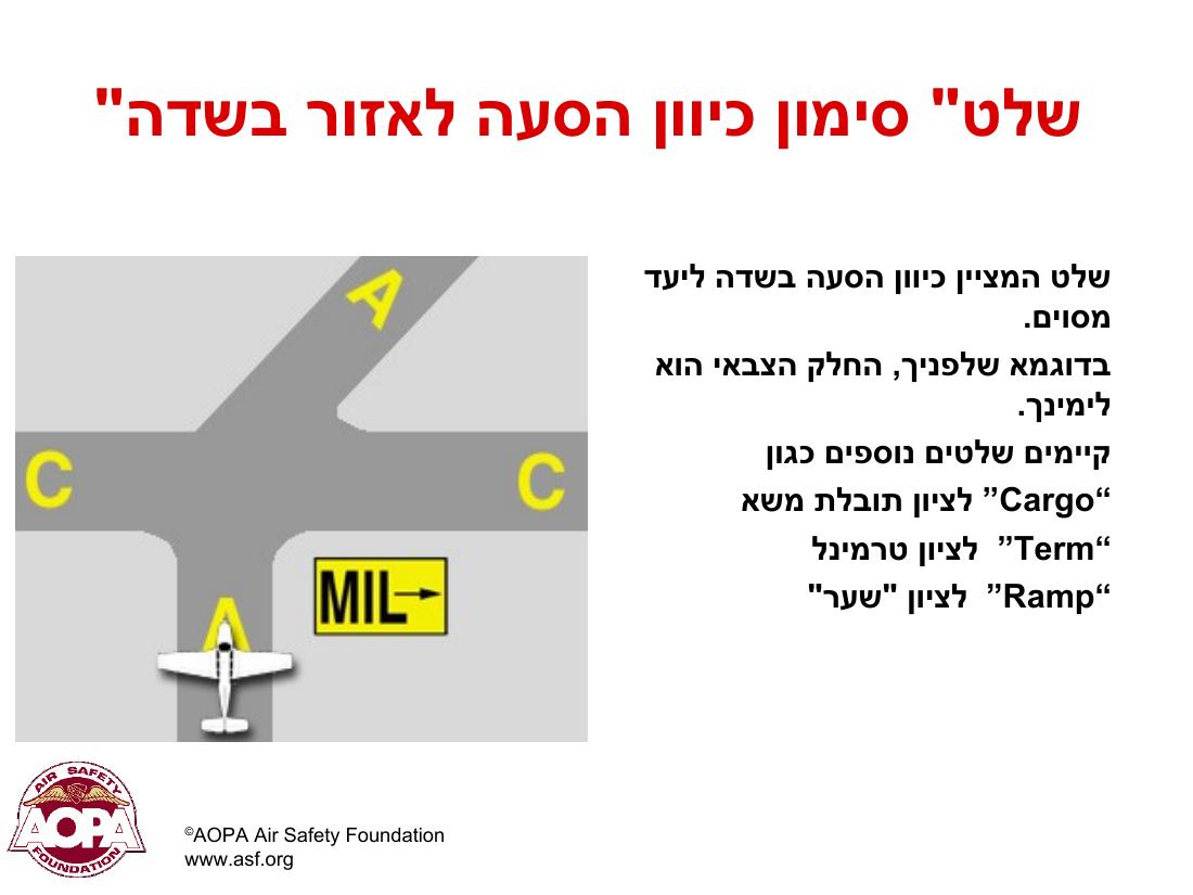 תמרורים וסימונים בשדות תעופה בינ"ל – עמוד 8
