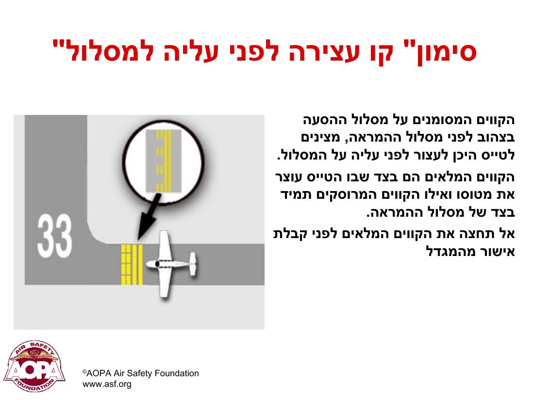 תמרורים וסימונים בשדות תעופה בינ"ל – עמוד 14
