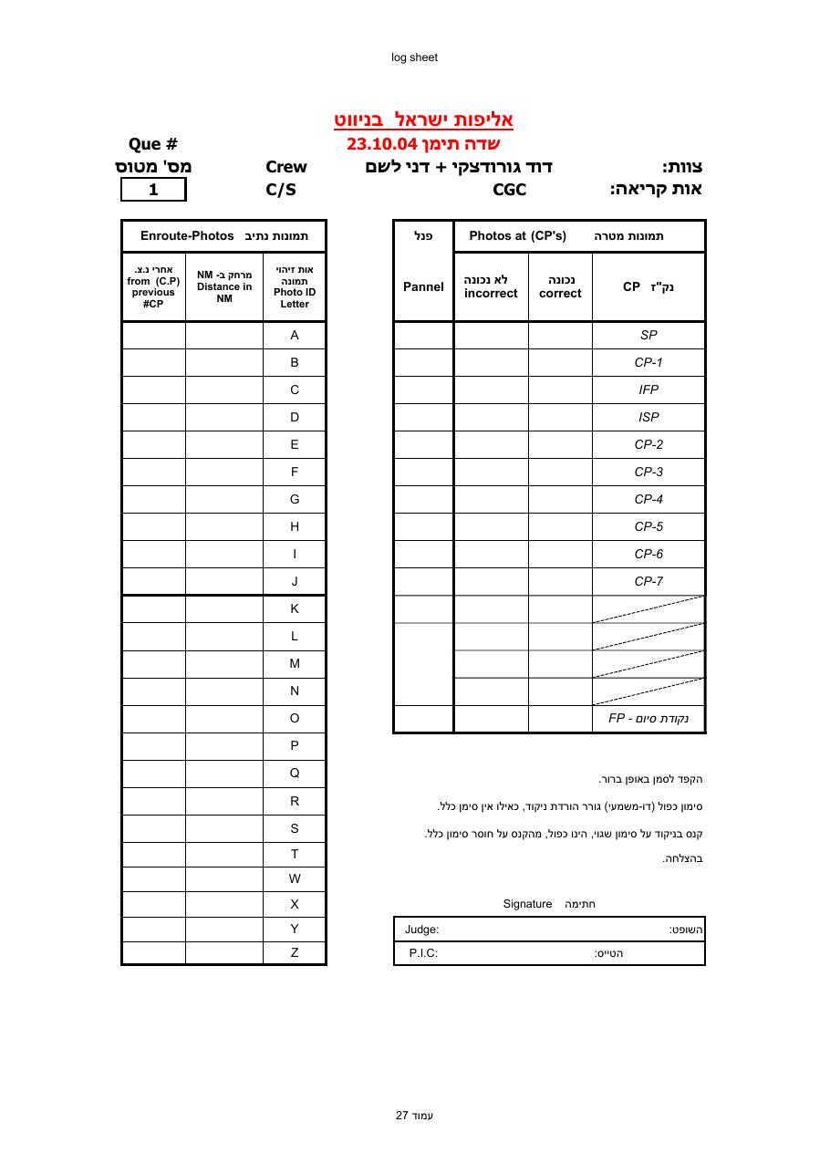 קובץ EXCEL עם ניקוד – עמוד 27