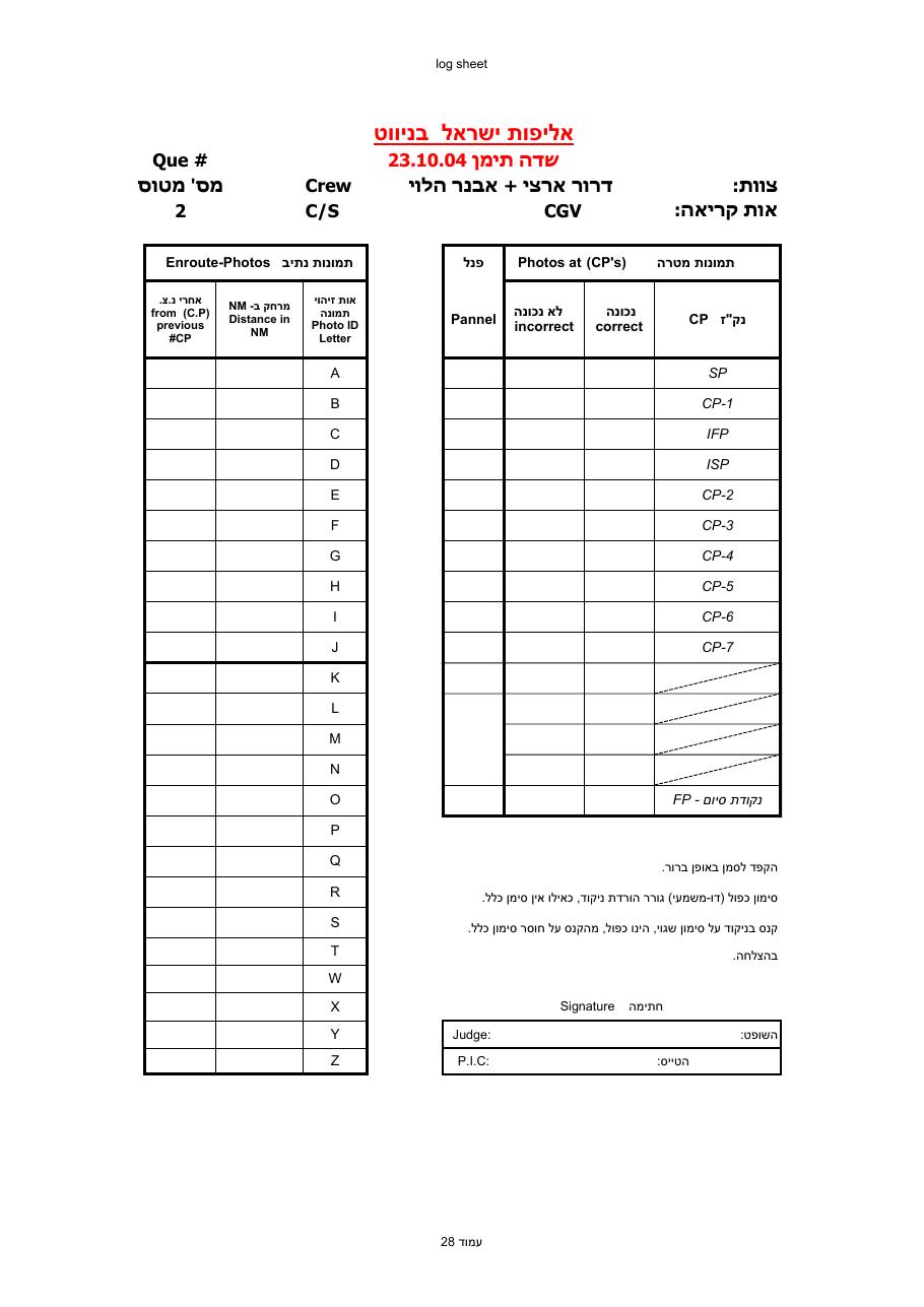 קובץ EXCEL עם ניקוד – עמוד 28