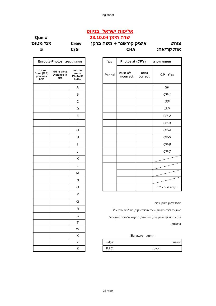 קובץ EXCEL עם ניקוד – עמוד 31