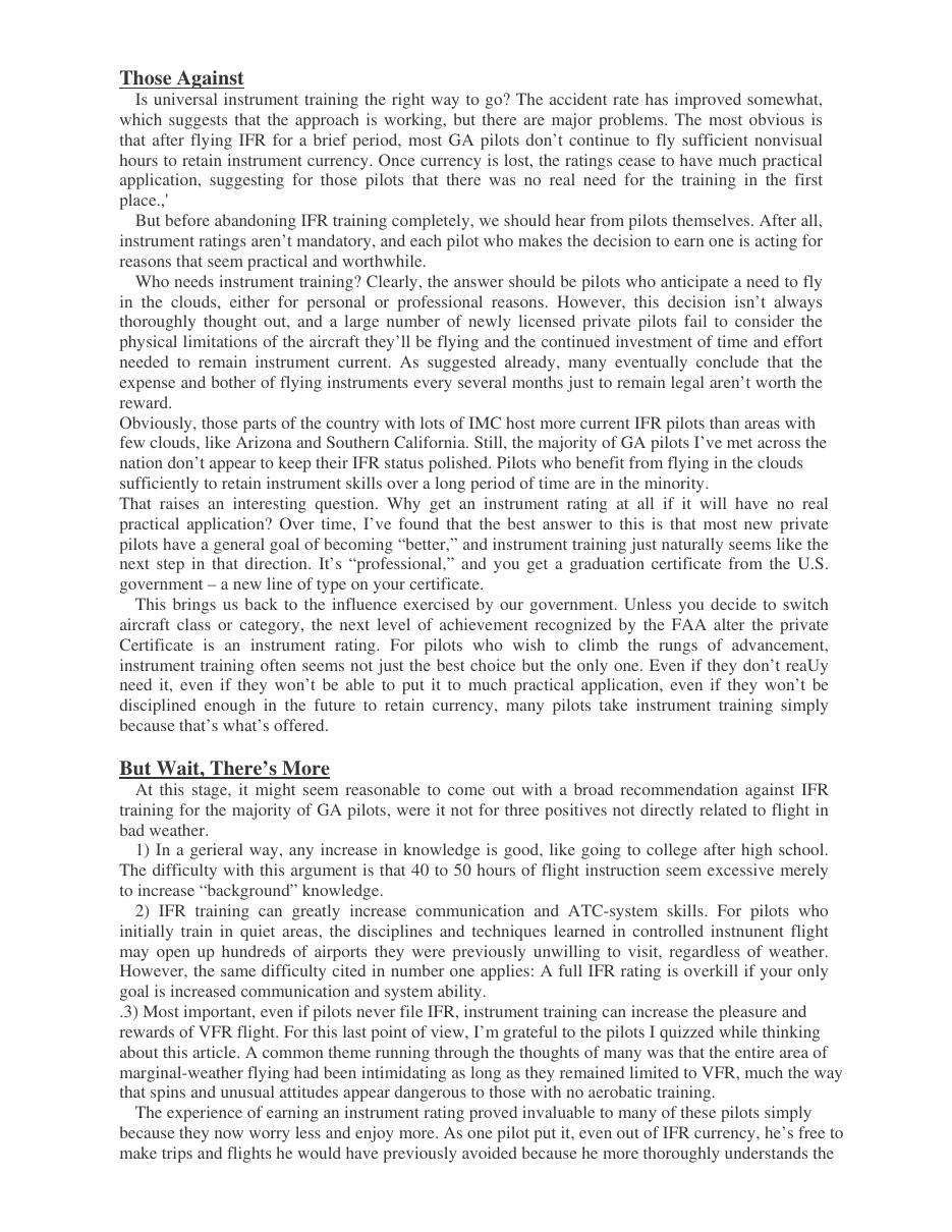 IFR Flight as continuing aducation – עמוד 2