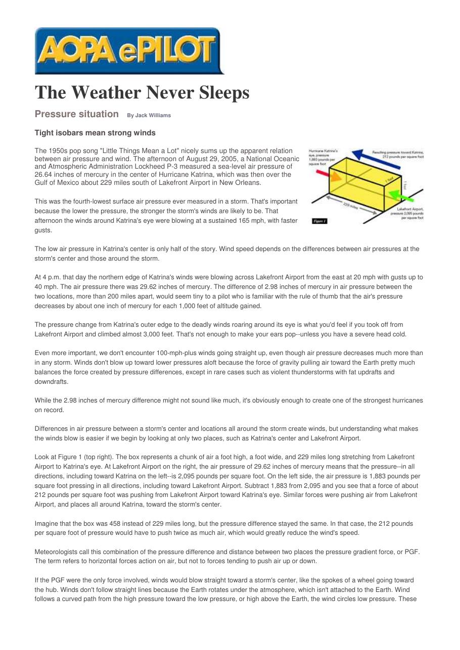 The weather never sleeps – עמוד 1