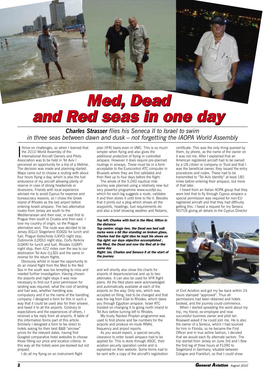 Med, Dead and Red seas in one day – עמוד 1