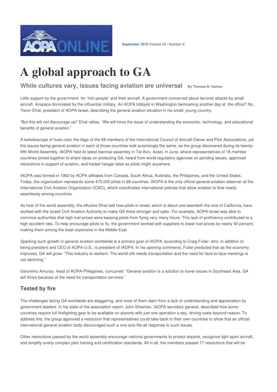 A global approach to GA – עמוד 1