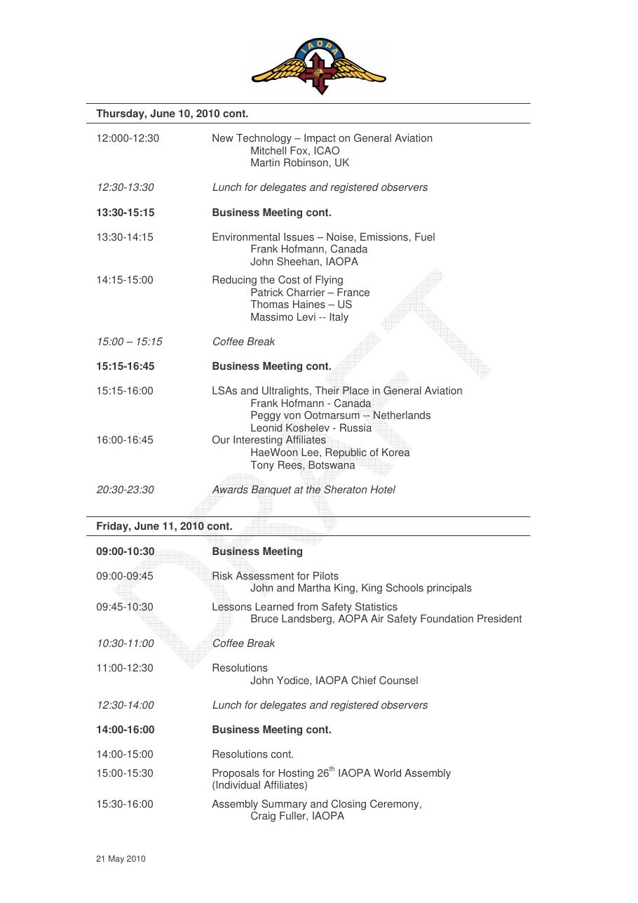 The Conferance program – עמוד 3