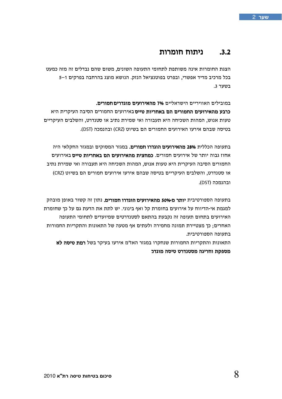 חוברת סיכום תמונת הבטיחות 2010 – עמוד 13