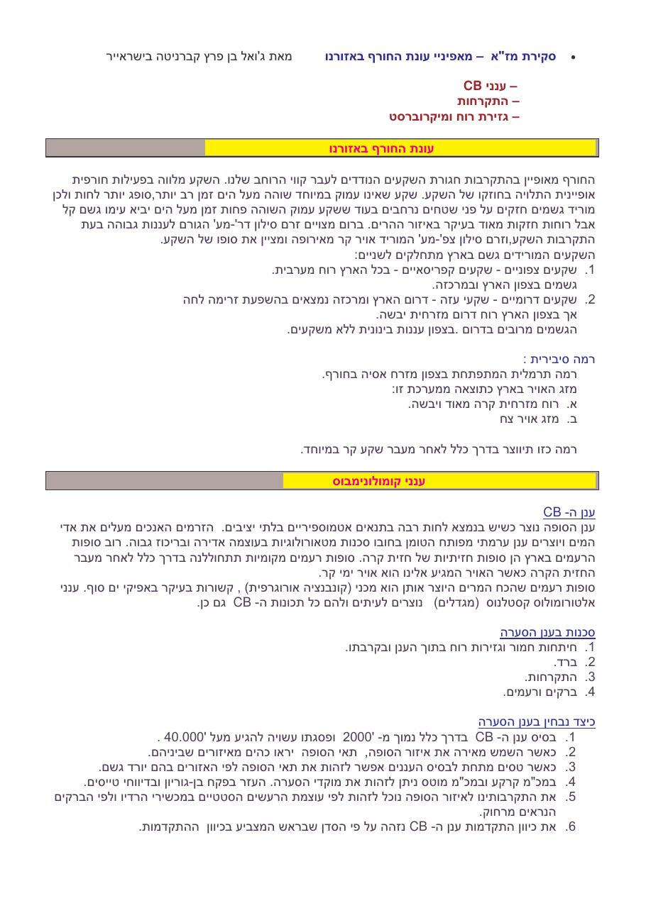 הסברים על תופעות מז"א – עמוד 1