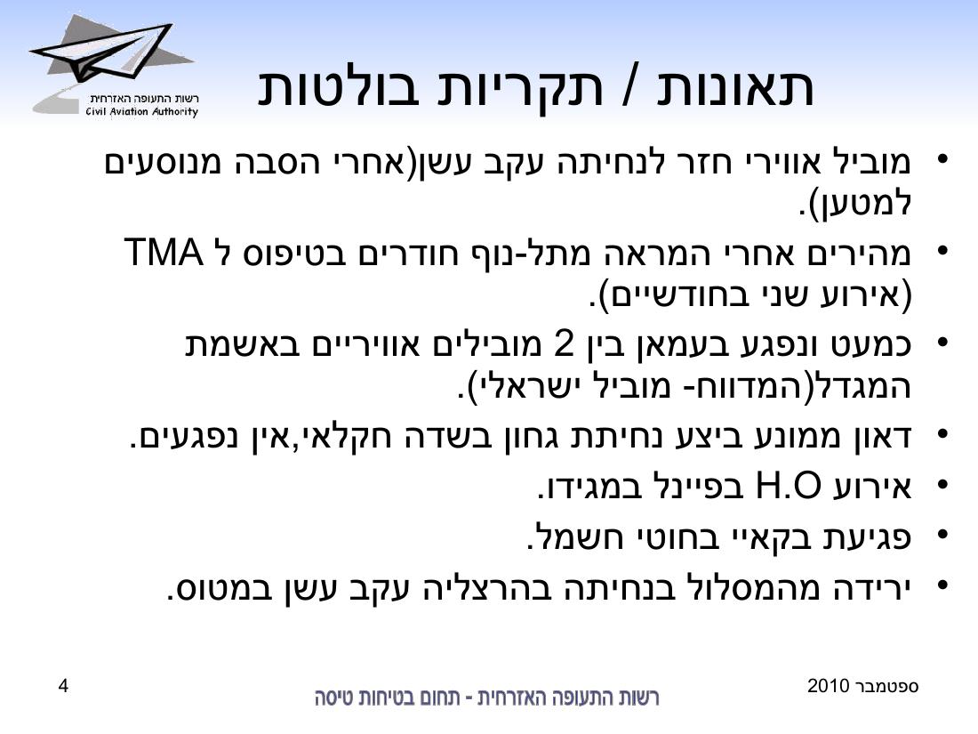 סיכום בטיחות לחודש ספטמבר 2010 - רת"א – עמוד 4