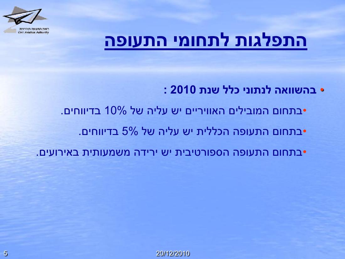 תמונת הבטיחות רבעון 1 - 2012 – עמוד 5