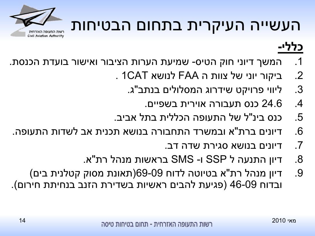 סיכום בטיחות לחודש יוני 2010 - רת"א – עמוד 14