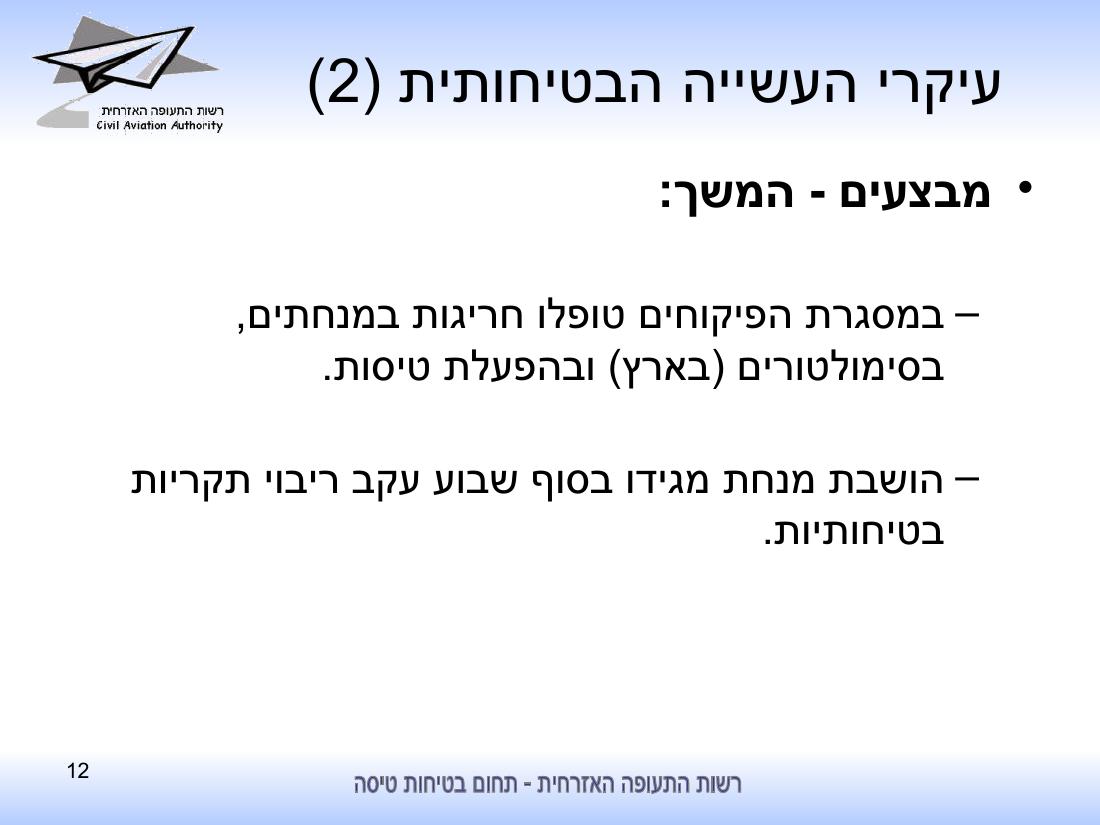 סיכום בטיחות לחציון ראשון 2010 - רת"א – עמוד 12