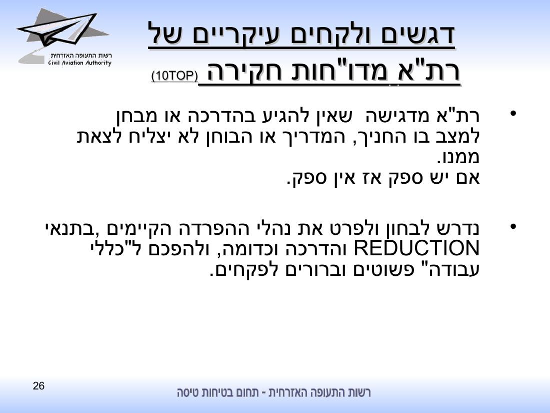 סיכום בטיחות לחציון ראשון 2010 - רת"א – עמוד 26