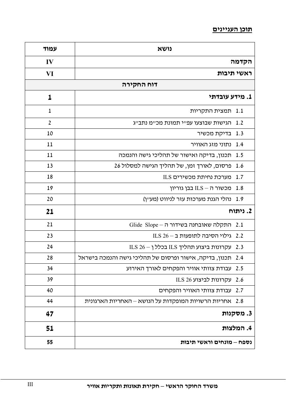 סטייה מטה שלשידור קרן גלישה בגישת ILS – עמוד 3