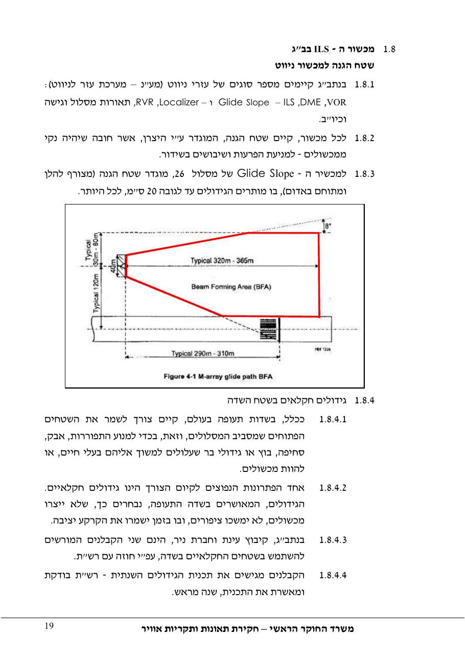 סטייה מטה שלשידור קרן גלישה בגישת ILS – עמוד 24