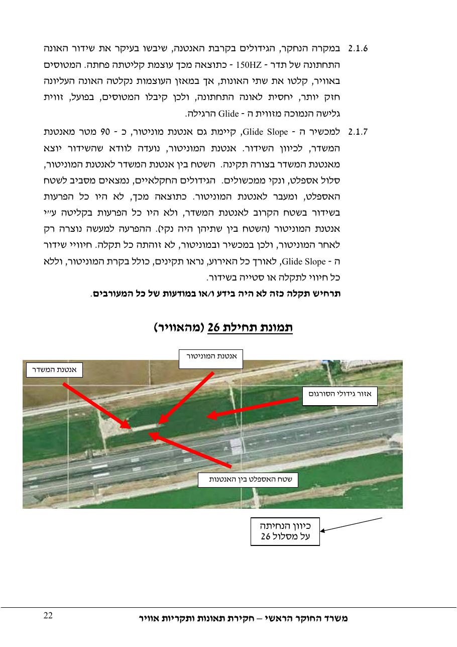 סטייה מטה שלשידור קרן גלישה בגישת ILS – עמוד 27