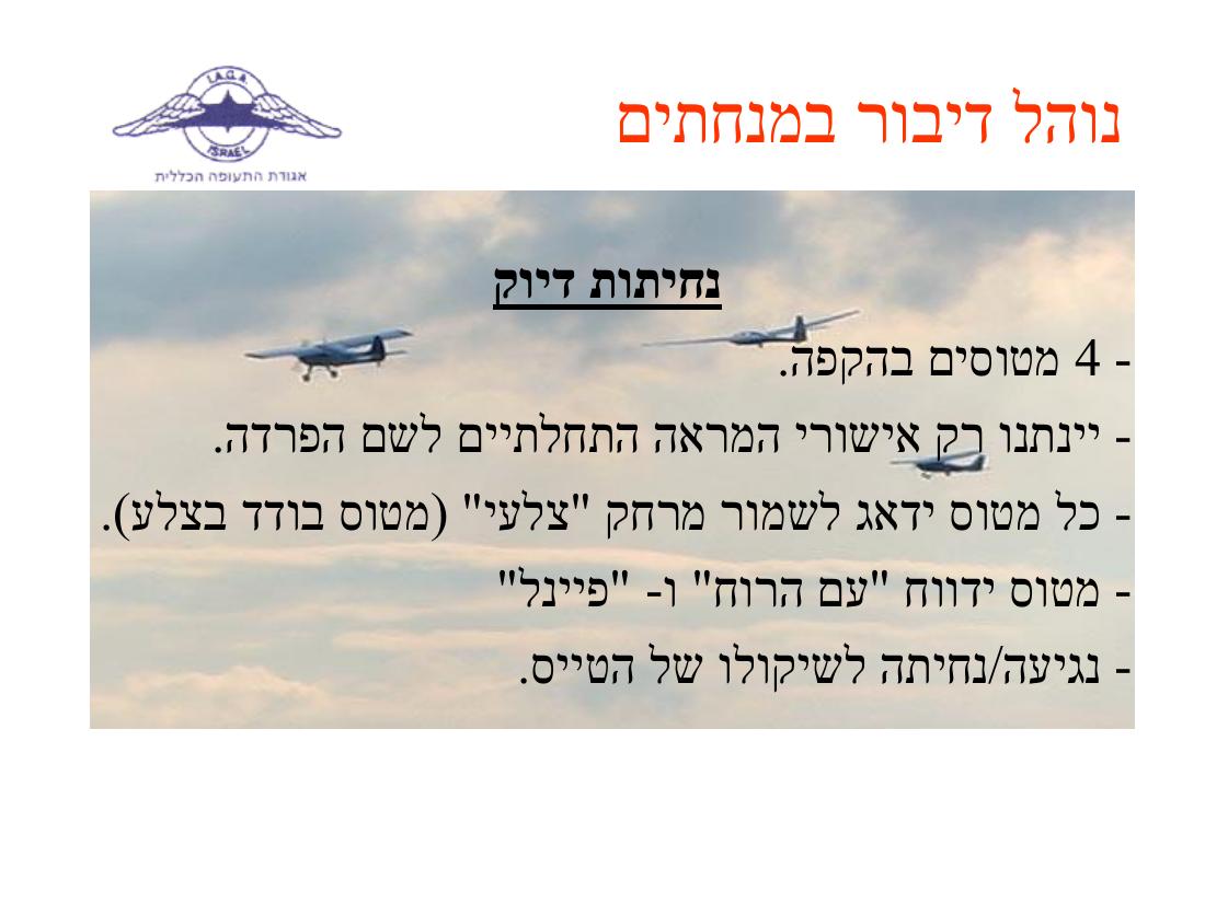 נוהל דיבור במנחתים – עמוד 7