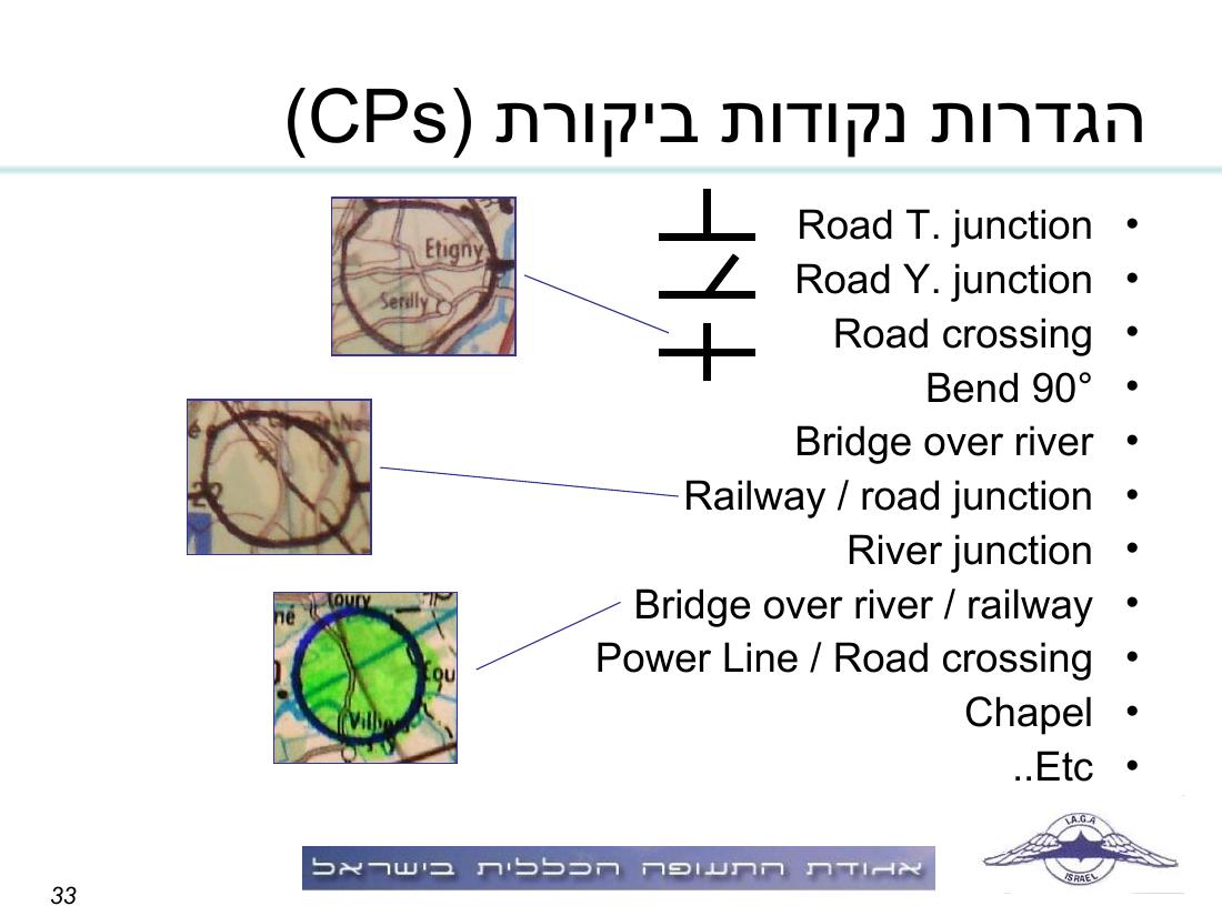 תדריך, לו"ז, סדר המראות לתחרות ניווט שבת 15.11.08 – עמוד 33