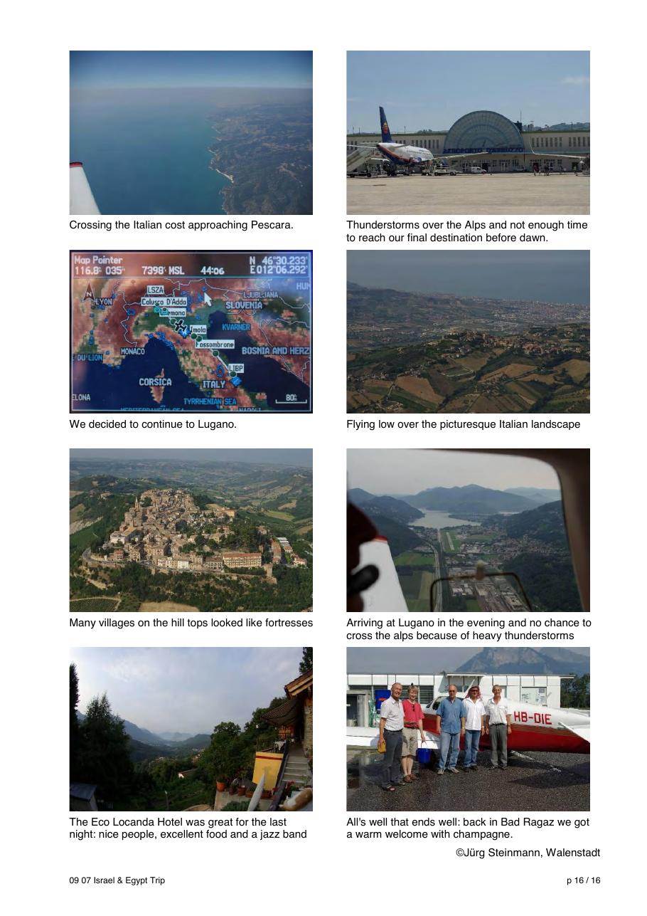 Flying from Switzerland to Israel & Egypt - HB DIE – עמוד 16