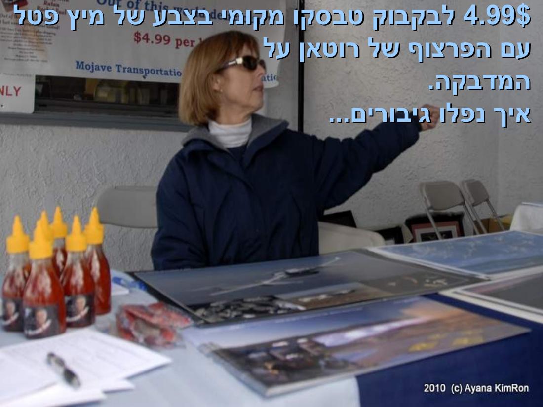 ביקור במדבר מוהווי..."שבת המשוגעת – עמוד 26