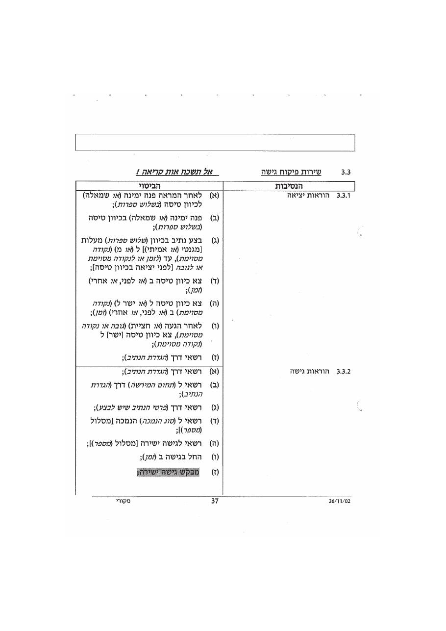 נוהל דיבור אלחוט אוירי – עמוד 41