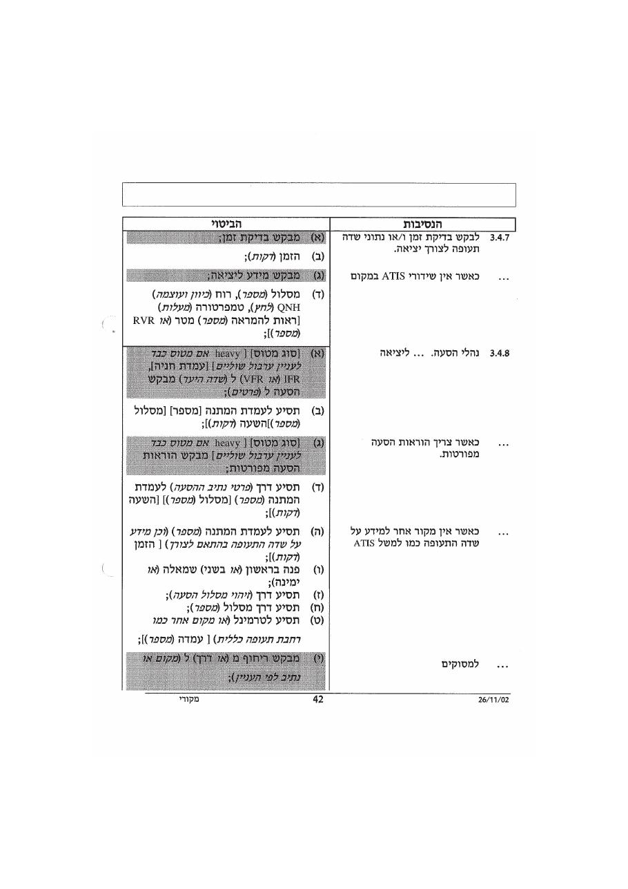 נוהל דיבור אלחוט אוירי – עמוד 46